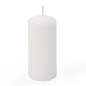 CANDLE D.4X9CM WHITE