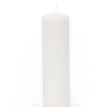 CANDLE BAPTISM CYLINDRICAL D.7x25CM WHITE