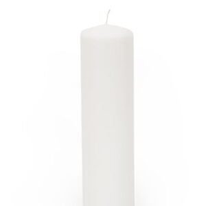CANDLE BAPTISM CYLINDRICAL D.7x25CM WHITE