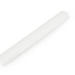 CANDLE BAPTISM OVAL 4.5X32CM WHITE