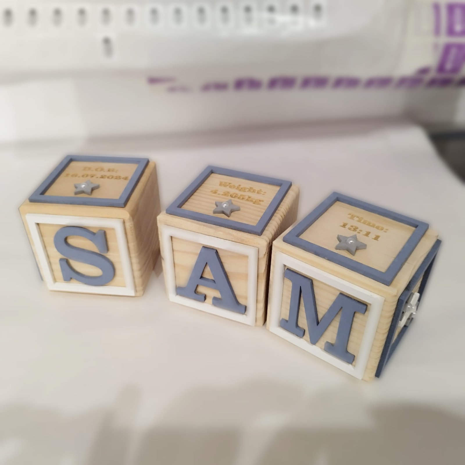 Baby Blocks - Clouds & Stars - Image 4