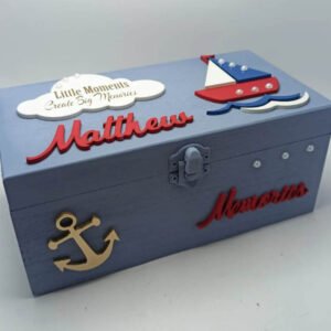 Keepsake Box - Sailing Boat Theme