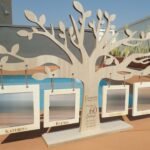 Large Wooden Family Tree with Frames - 62x41cm