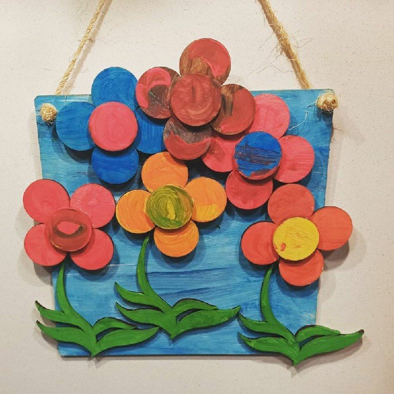 Paint Your Own Wooden Crafts - Flowers - Image 8