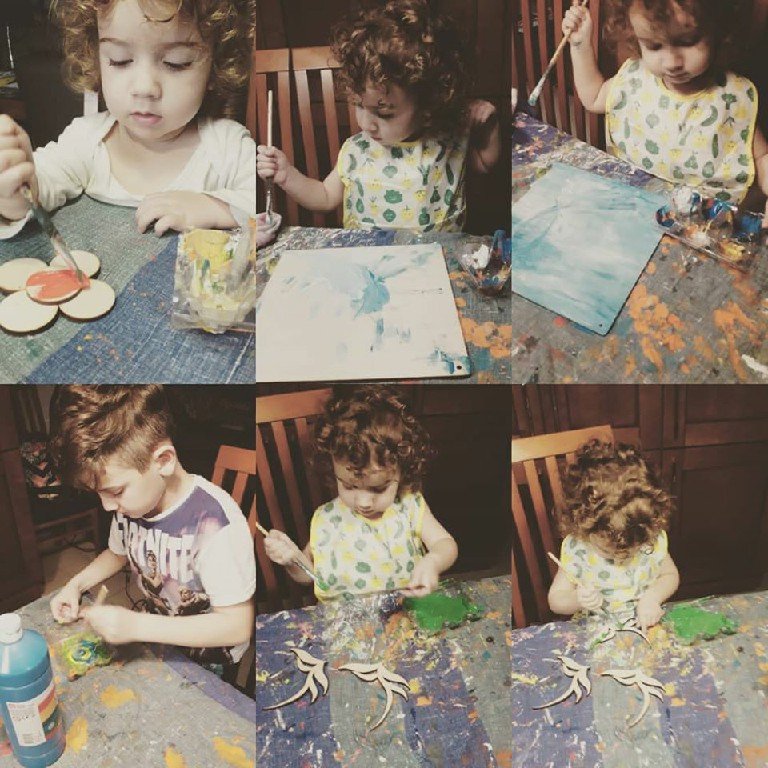 Paint Your Own Wooden Crafts - Flowers - Image 5