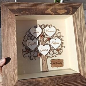 Family Tree in Box Frame