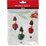 Mini Craft Kit - hanging Christmas elf decoration