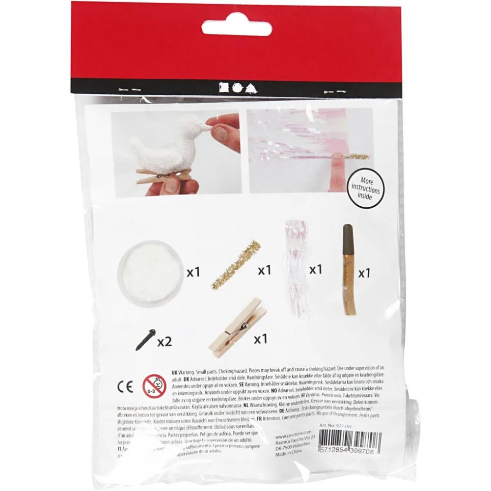Mini Craft Kit - clip-on bird - Image 2