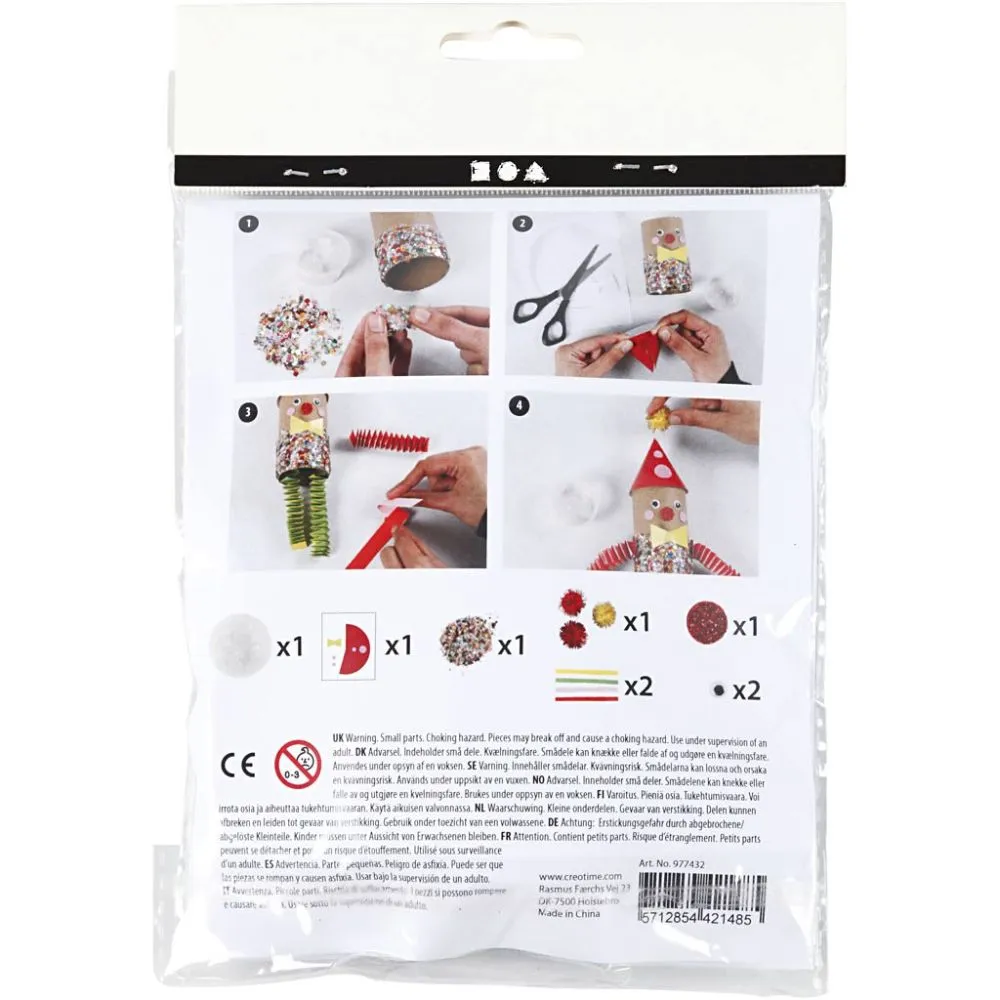 Mini Craft Kit - Toiletrol clown - Image 2
