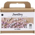 Mini Craft Mix Jewellery, pastel colours, 1 pack