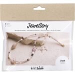 Mini Craft Kit Jewellery, Chunky Necklace, rose