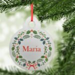 Christmas Bauble - Wreath Design