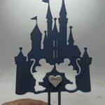 Wooden Cake Topper – Disney Wedding