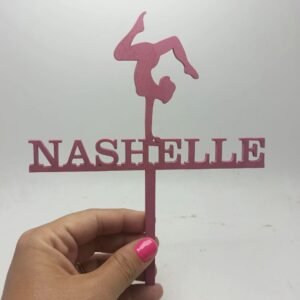 Wooden Cake Topper – Dance/ Ballet Theme