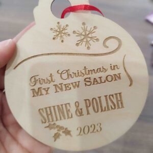 First Christmas Bauble - Custom Text