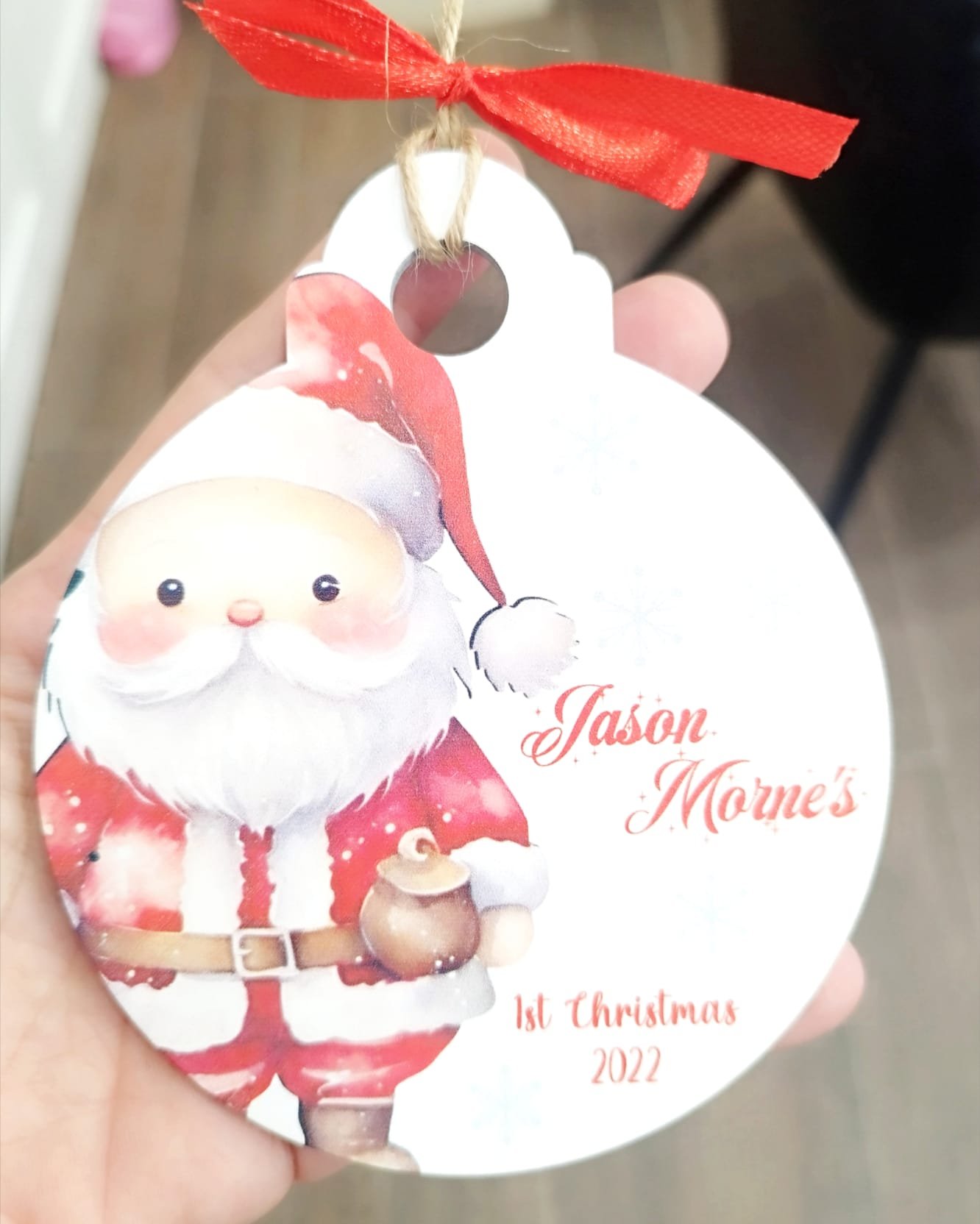 Personalised Bauble - Father Christmas