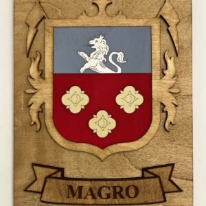 Magro Surname  Family Crest