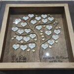 Family Tree / Class Tree - Frame with Glass (between 10 - 25 names)