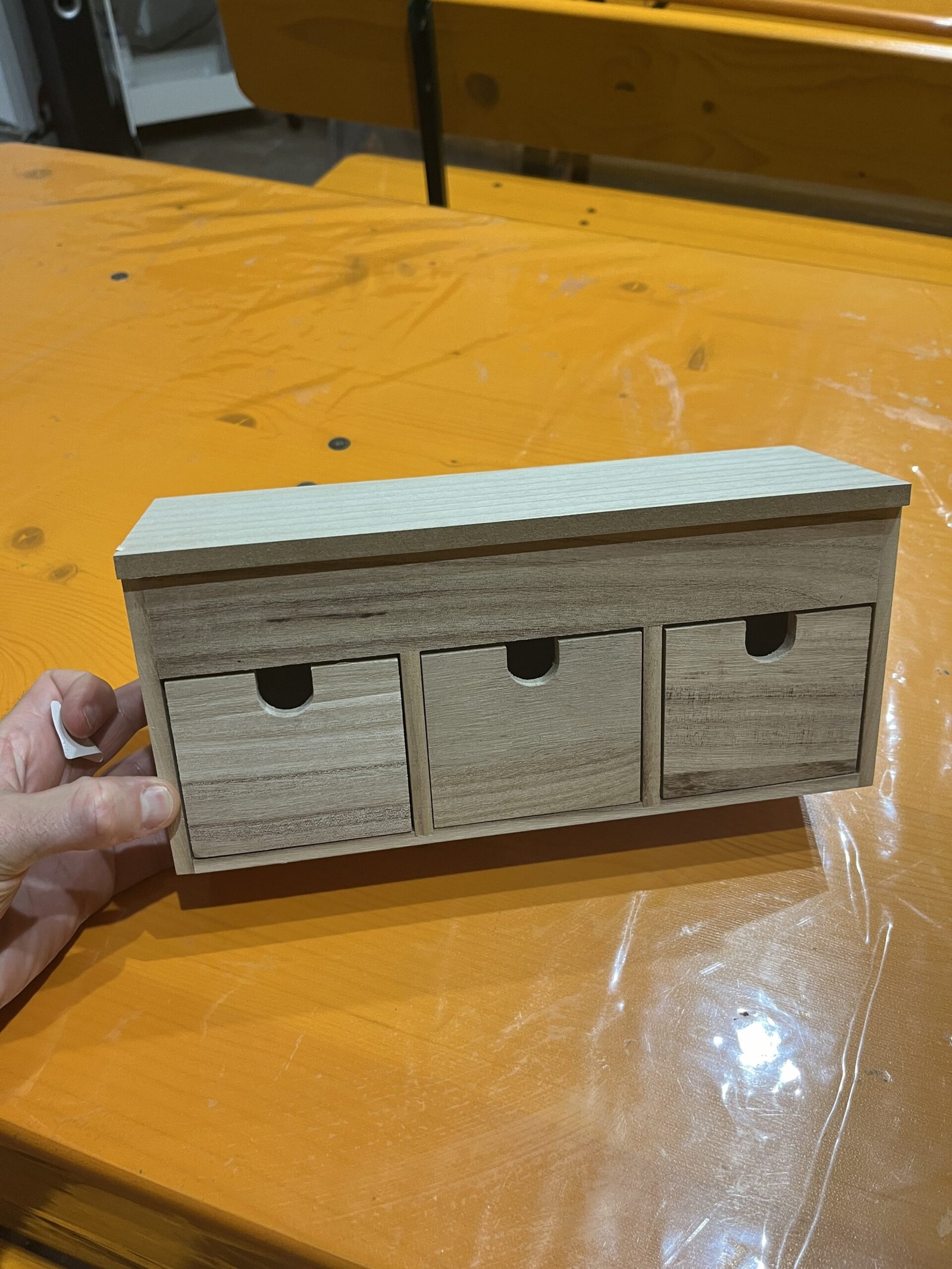 Wooden Box with Drawers - Image 2