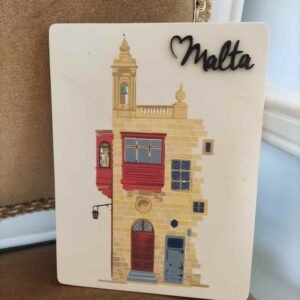 Love Malta - Il-Faċċata u L-Kampnar Print