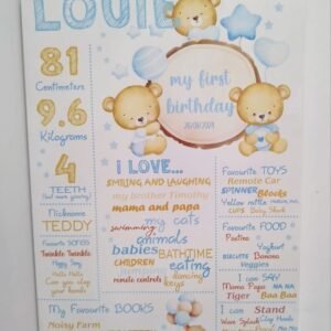A3 Baby Wall Plaque