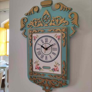 Love Malta Tal-Lira Wooden Clock Medium