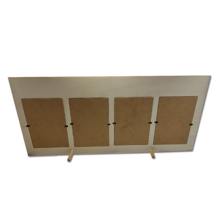 Raw Standing Photo Frame by 4 - Image 2