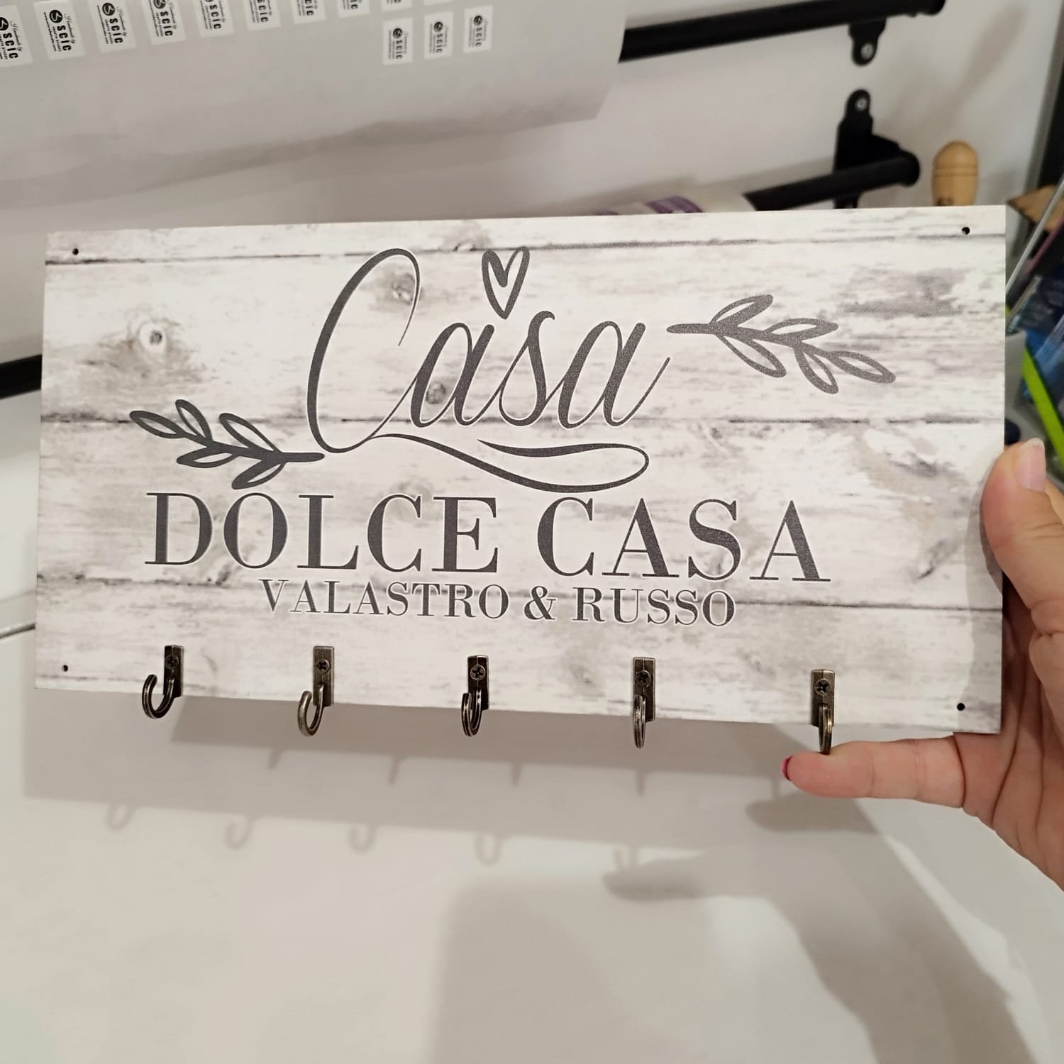 Personalised Clothes Hanger - Casa Dolce Casa