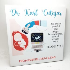 Personalised Print Hanging Sign - Doctor Appreciation