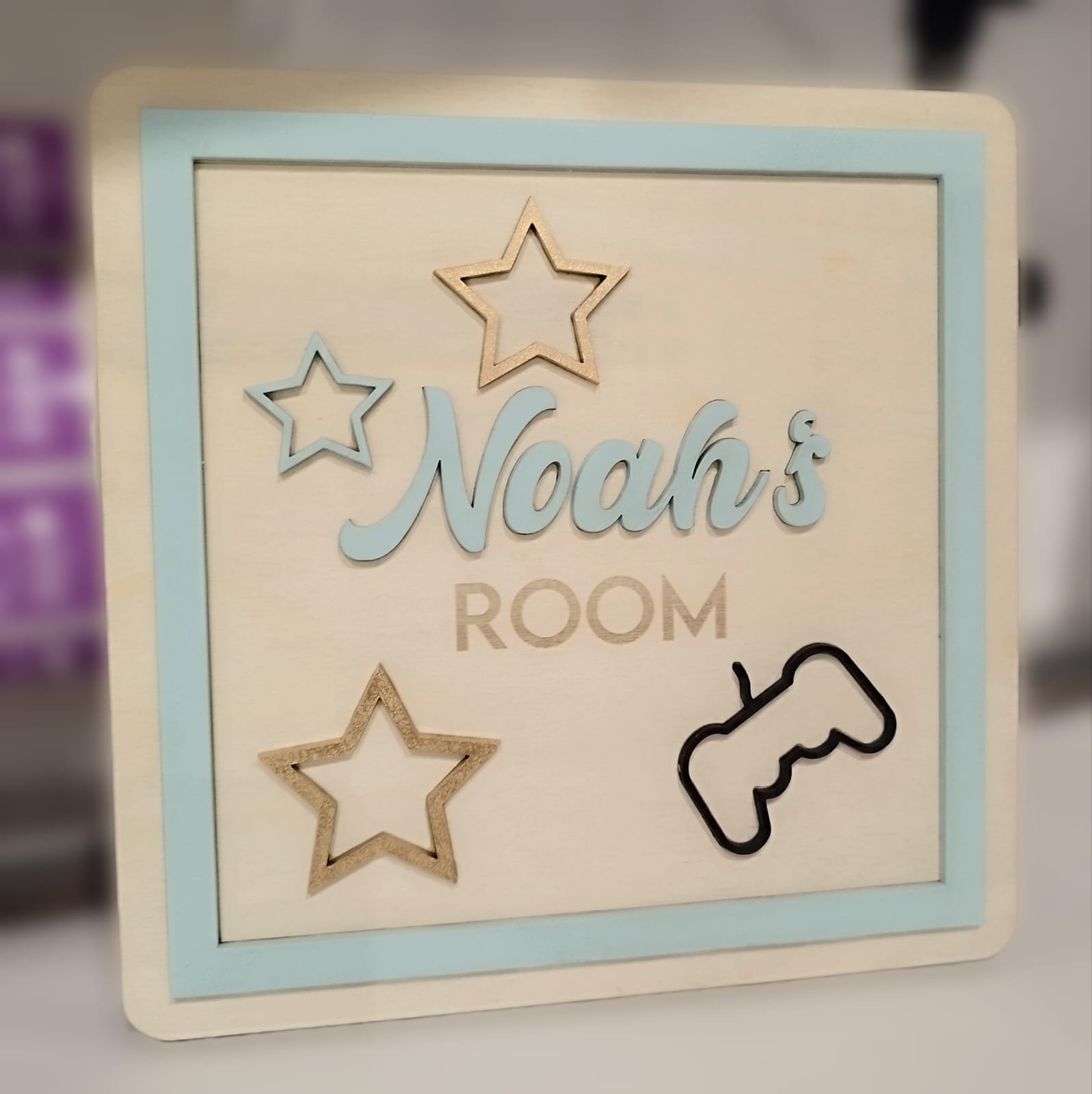 Personalised Hanging Sign - Kids Room Name
