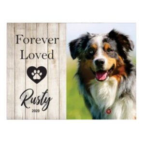 Personalised Pet Memorial Printed on Wooden Sign - Hanging - 3 Sizes available