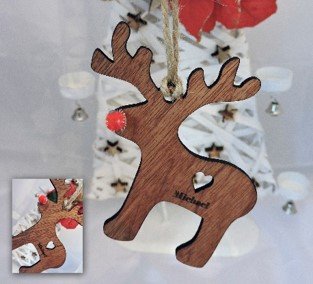 Hanging Holly - Finished in wax and hand painted - Image 6
