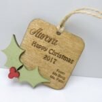 Hanging Holly - Finished in wax and hand painted