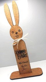 Easter Standing Wooden Bunny