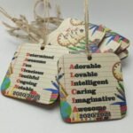 Wooden Hanging Token - 7 x 7cm