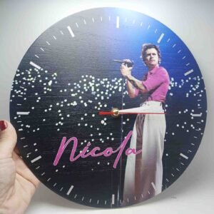 Personalised Printed Clock - Harry Styles Theme
