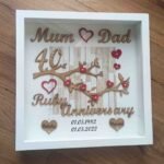 Personalised Frame with Glass - Anniversary