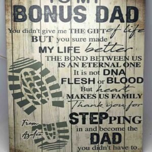 To My Bonus Dad