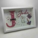 Baby Box Frame with Glass - Cat Theme