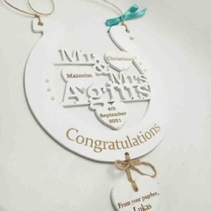 Wedding Lucky Charm - Horseshoe - White - From the page boy