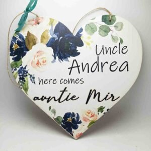 Pageboy / Flower girl Saying - Uncle here comes Auntie