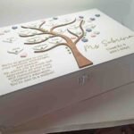 Wooden Keepsake Box - Class Tree - 32.5x22x9.5cm