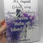 Print Hanging Decoration - Dancing Teacher