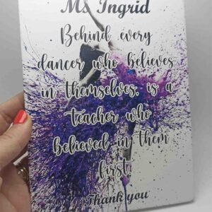 Print Hanging Decoration - Dancing Teacher