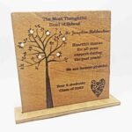 Thank You Saying with Stand - 15x17cm