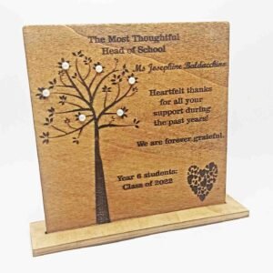 Thank You Saying with Stand - 15x17cm