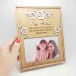 Wooden Frame - Roses Theme 3 - 23x18.5x3.5cm
