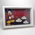Baby Box Frame with Glass - Micky Mouse Theme