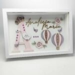 Baby Box Frame with Glass - Baby Box Frame with Glass – Hot Air Ballon Theme 2