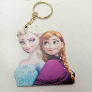 Printed Keychain - Elsa & Anna - Frozen